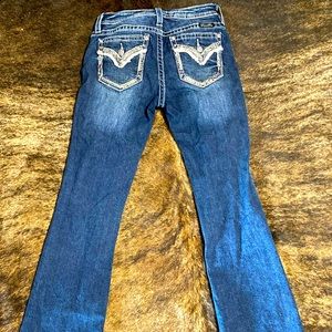 Girls Miss Me boot cut medium wash - size 14. Worn once.